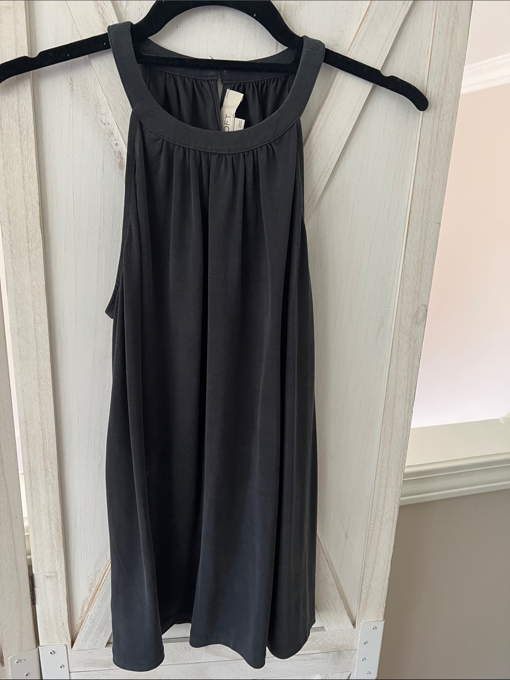 Classic Black Halter Blouse